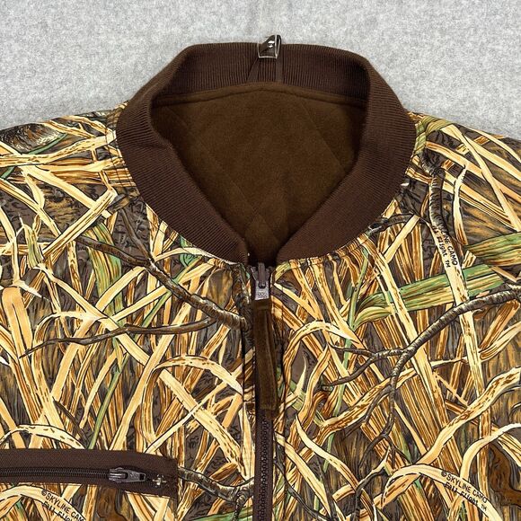 Vtg Mount'n Prairie Hunting Jacket Mens 4XL Skyline Camo Fall Flight Waterfowl - Picture 7 of 11